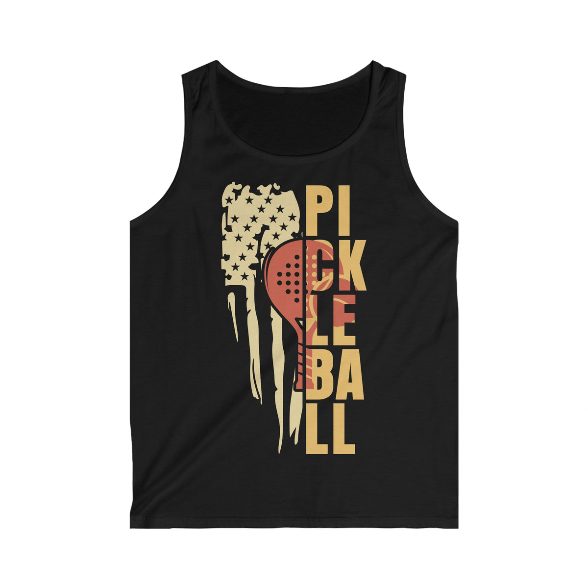 'Pickleball' Men's Softstyle Tank Top