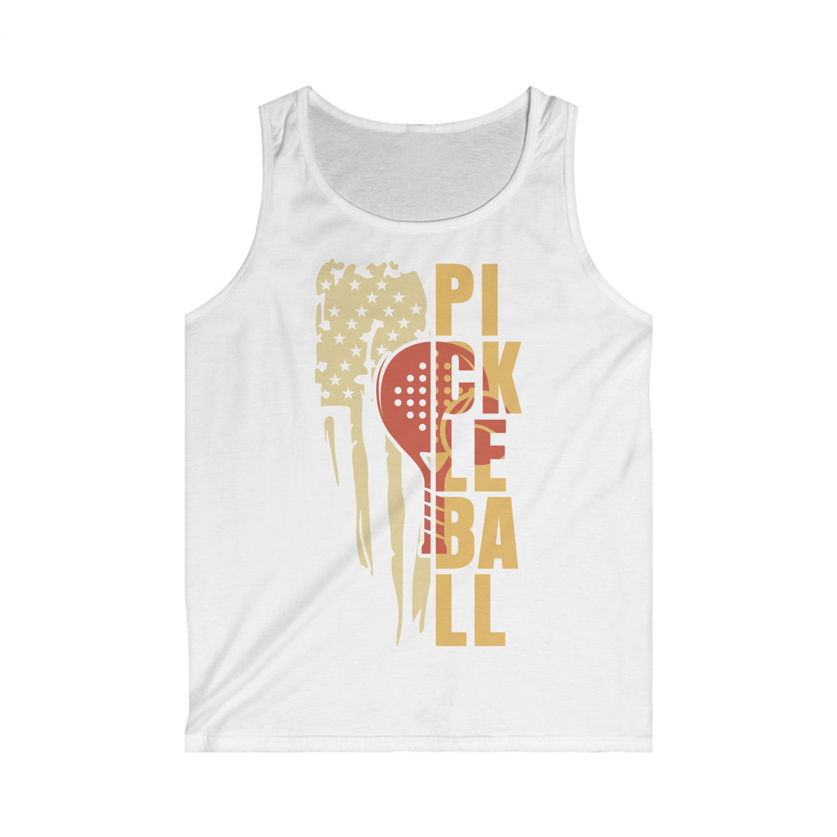 'Pickleball' Men's Softstyle Tank Top