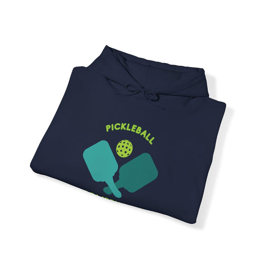 Casual Cool: Pickleball Design Hooded Sweatshirt