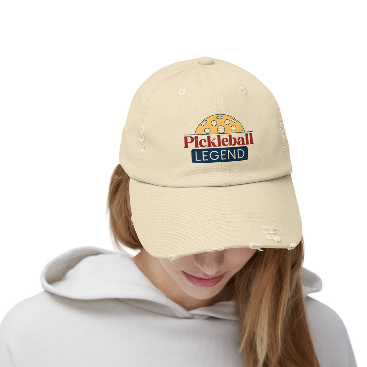 Pickleball Legend Unisex Distressed Cap