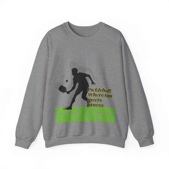 Pickleball Style: Heavy Blend Crewneck Sweatshirt For All