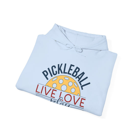 Pickleball Live Love Play Unisex Hoodie