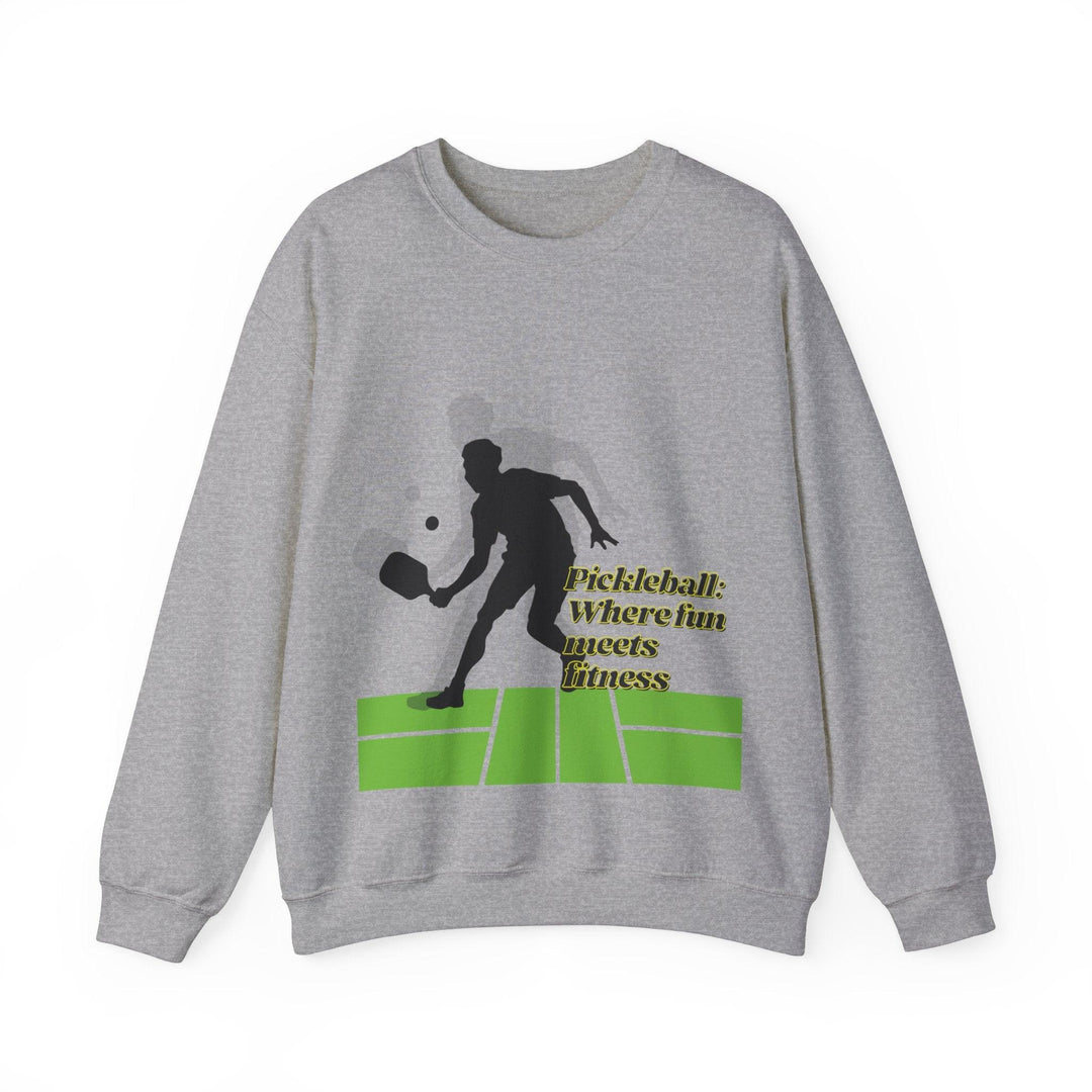 Pickleball Style: Heavy Blend Crewneck Sweatshirt For All