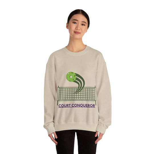 Pickleball Passion: Unisex Heavy Blend Crewneck Sweatshirt