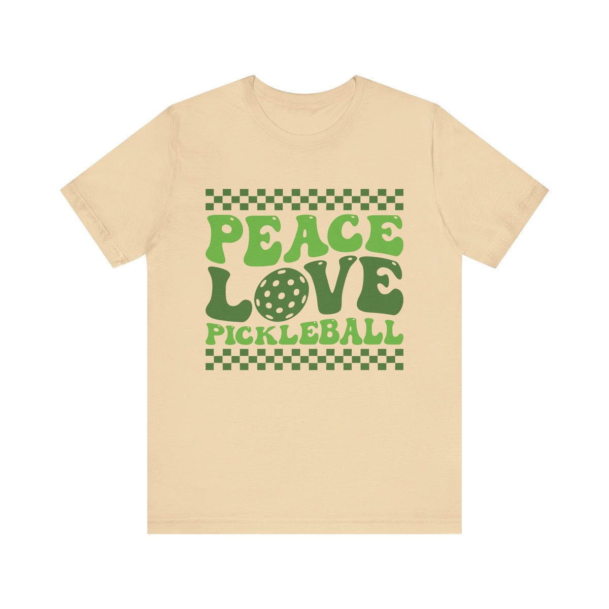 Peace Love Pickleball Unisex Short Sleeve Tee