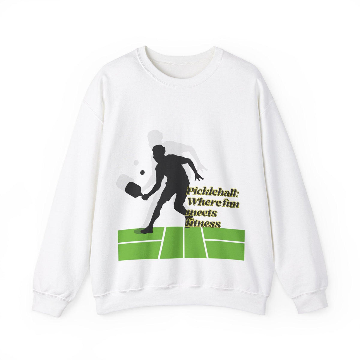 Pickleball Style: Heavy Blend Crewneck Sweatshirt For All