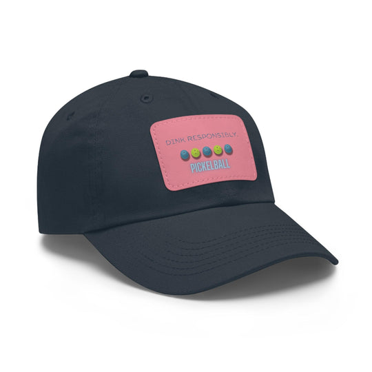 Embroidered Pickleball Hats: Leather Patch Edition