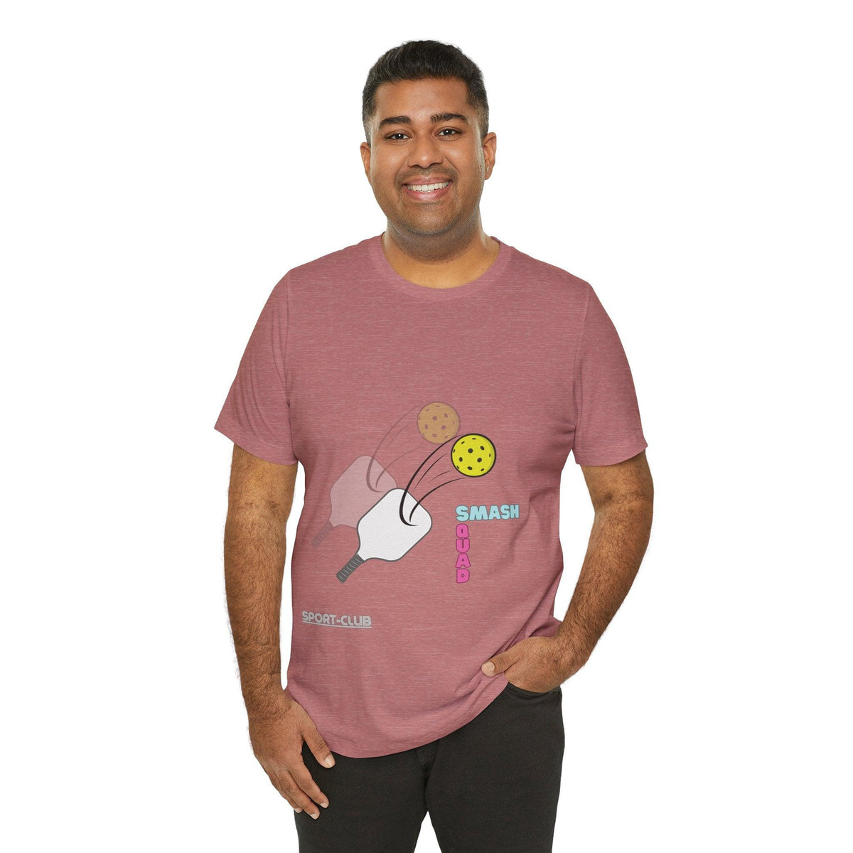 Cotton Jersey T Shirt, Playful Pickleball: Unisex Jersey Tee