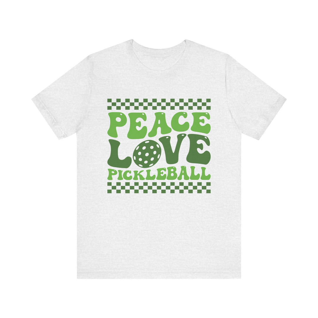 Peace Love Pickleball Unisex Short Sleeve Tee