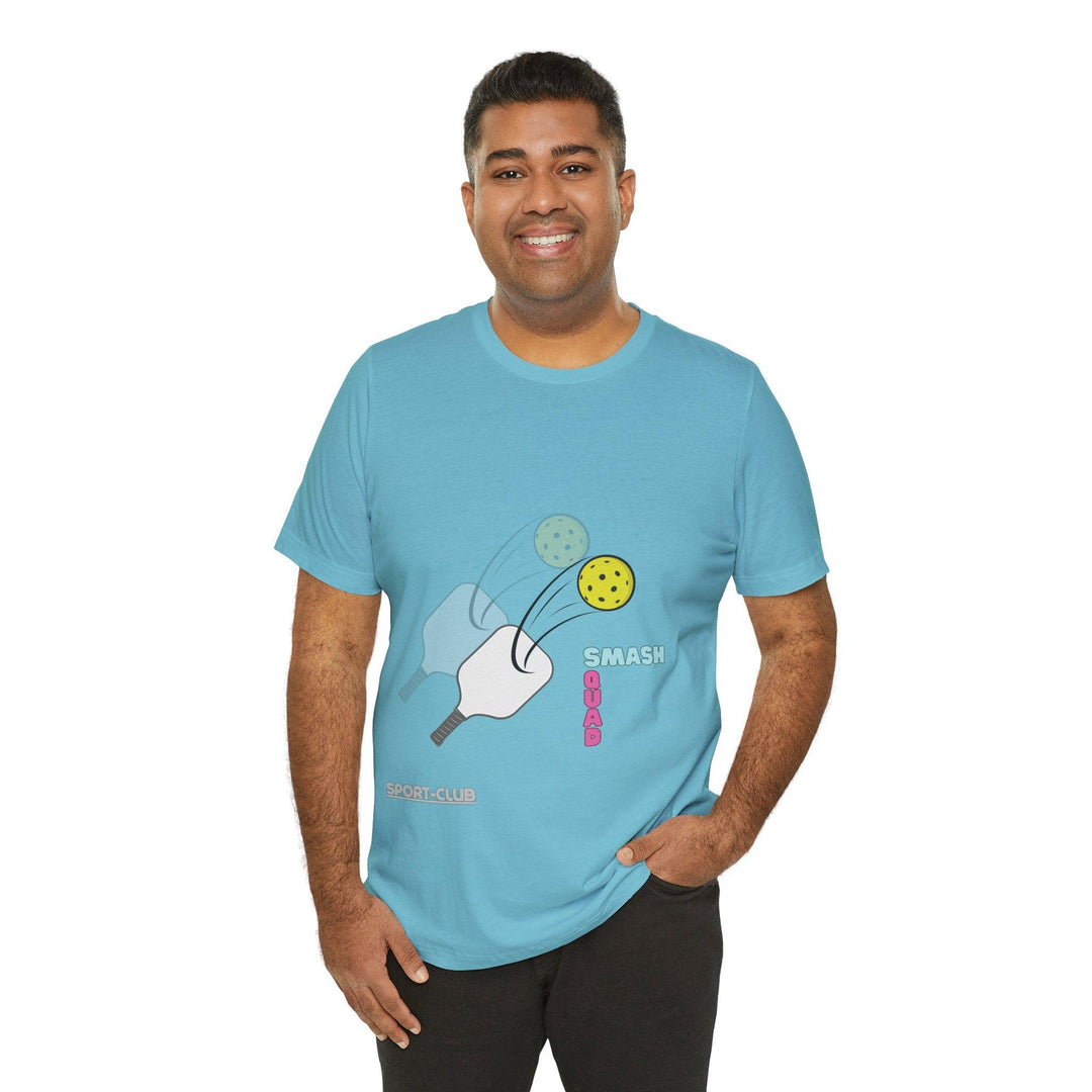 Cotton Jersey T Shirt, Playful Pickleball: Unisex Jersey Tee