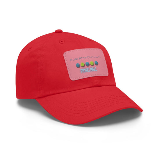 Embroidered Pickleball Hats: Leather Patch Edition