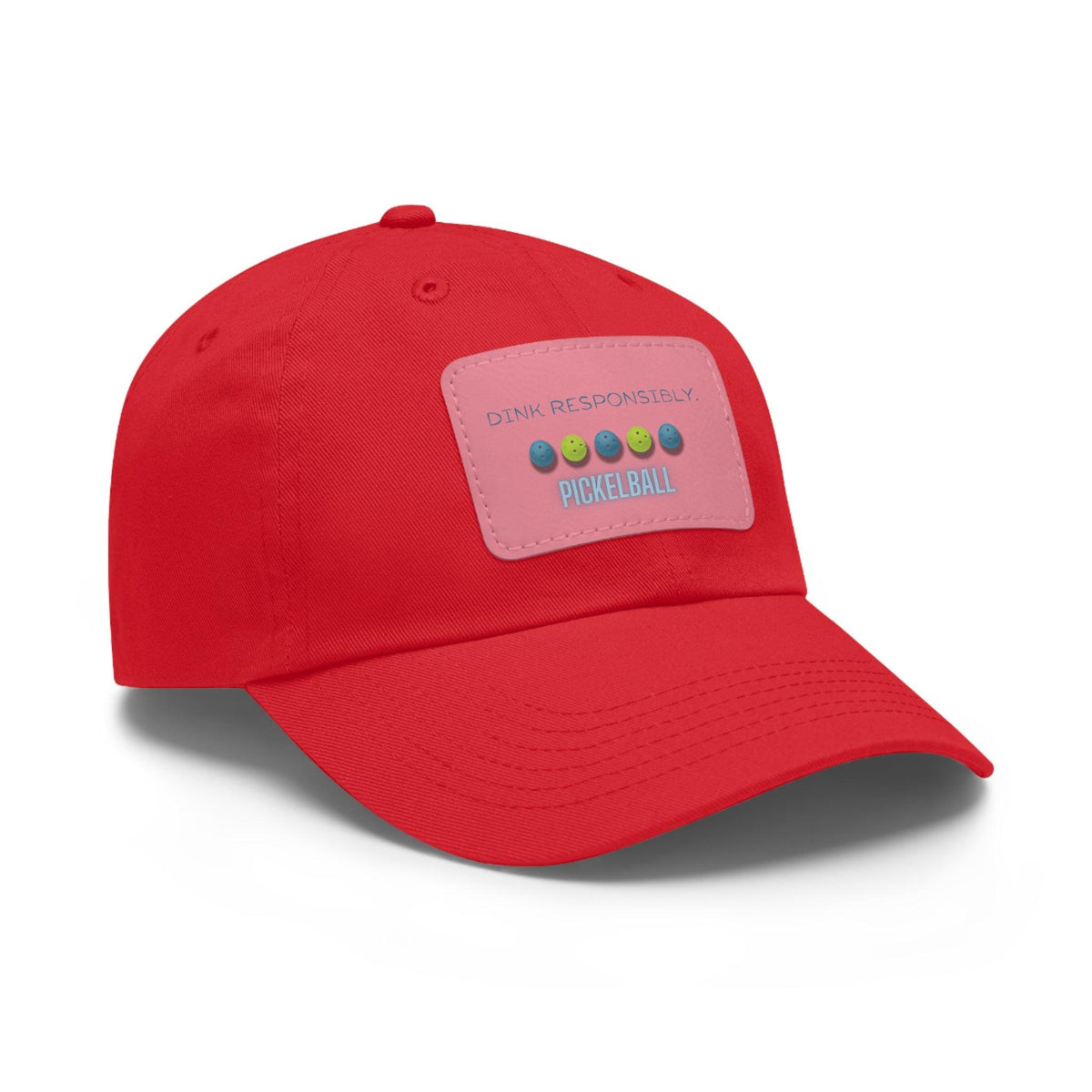 Embroidered Pickleball Hats: Leather Patch Edition