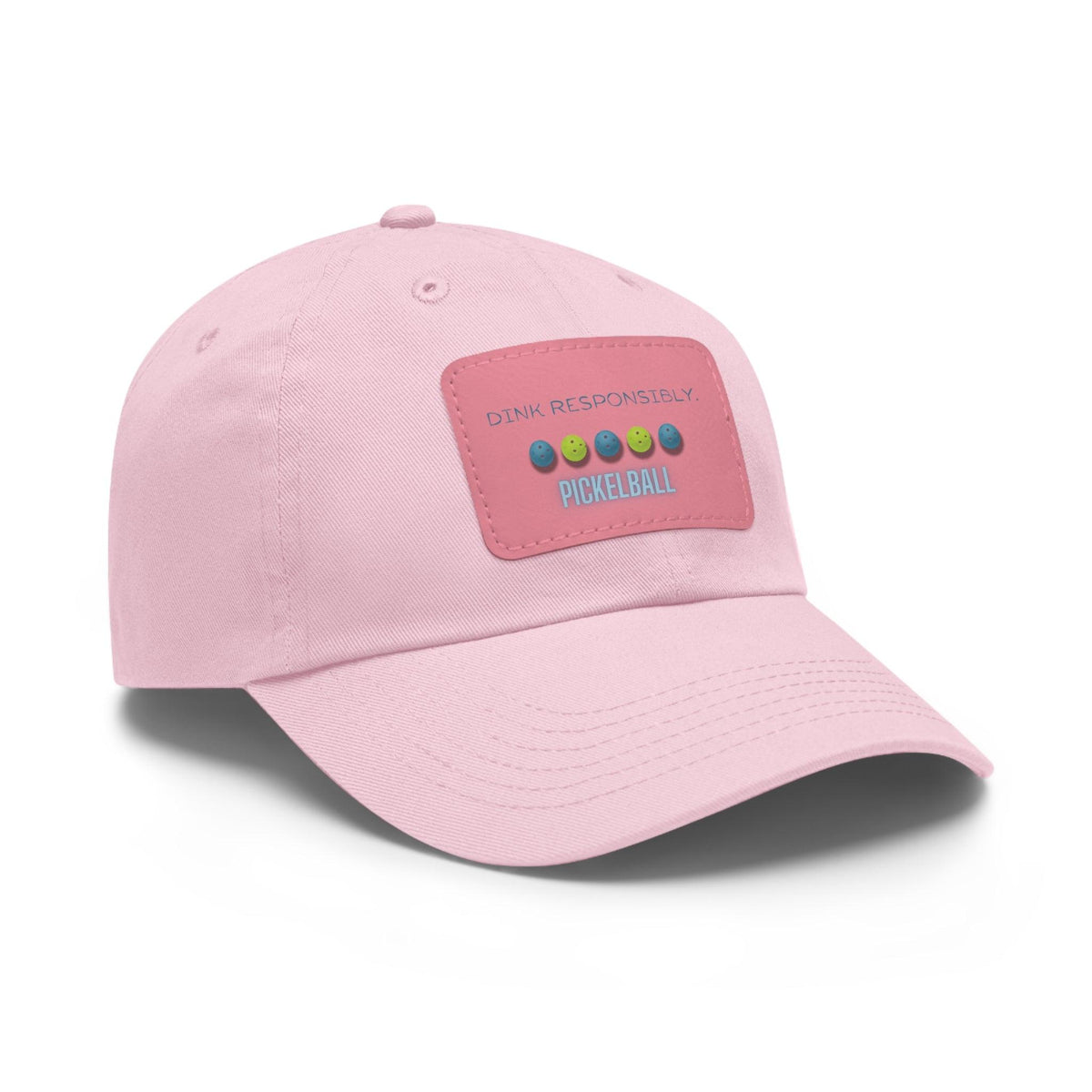 Embroidered Pickleball Hats: Leather Patch Edition