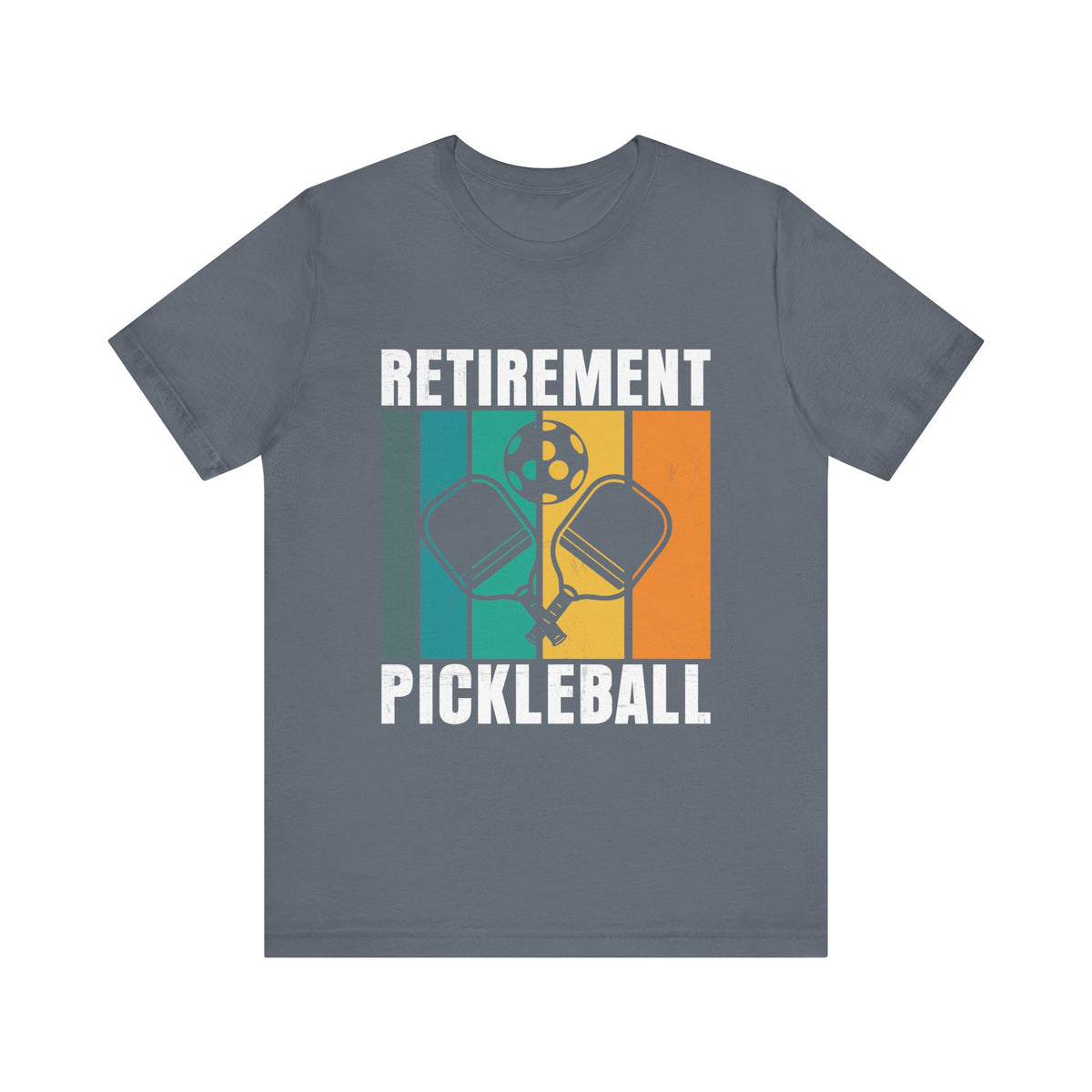 Retirement Pickleball Unisex Short Sleeve Tee