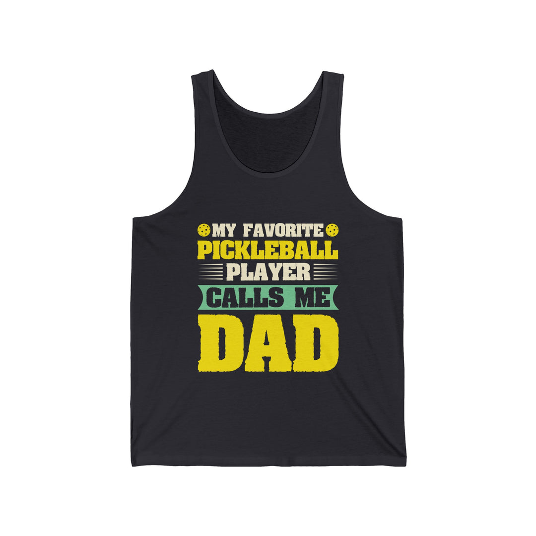 My Favorite Pickleball Player Unisex Jersey Tank