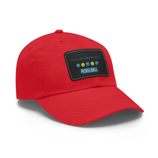 Embroidered Pickleball Hats: Leather Patch Edition