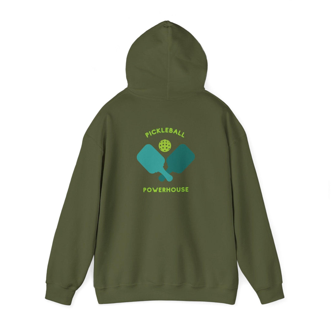 Casual Cool: Pickleball Design Hooded Sweatshirt