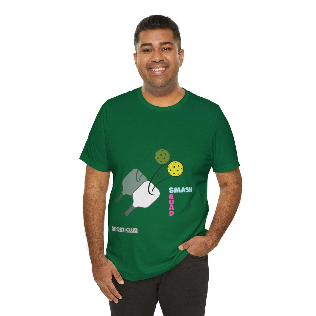 Cotton Jersey T Shirt, Playful Pickleball: Unisex Jersey Tee