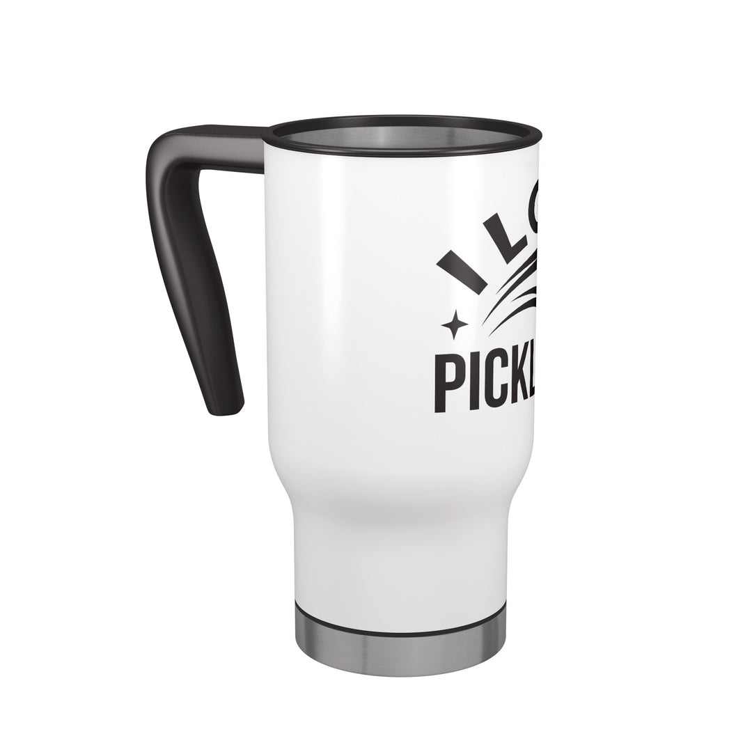 I Love Pickleball Travel Mug 14 oz