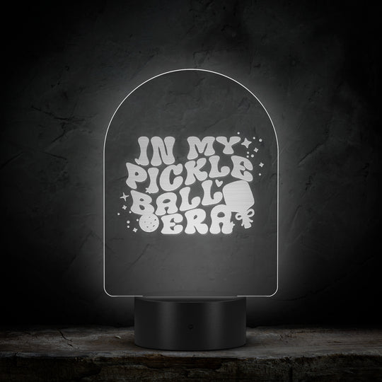 In My Pickleball Era Arc Acrylic LED Sign