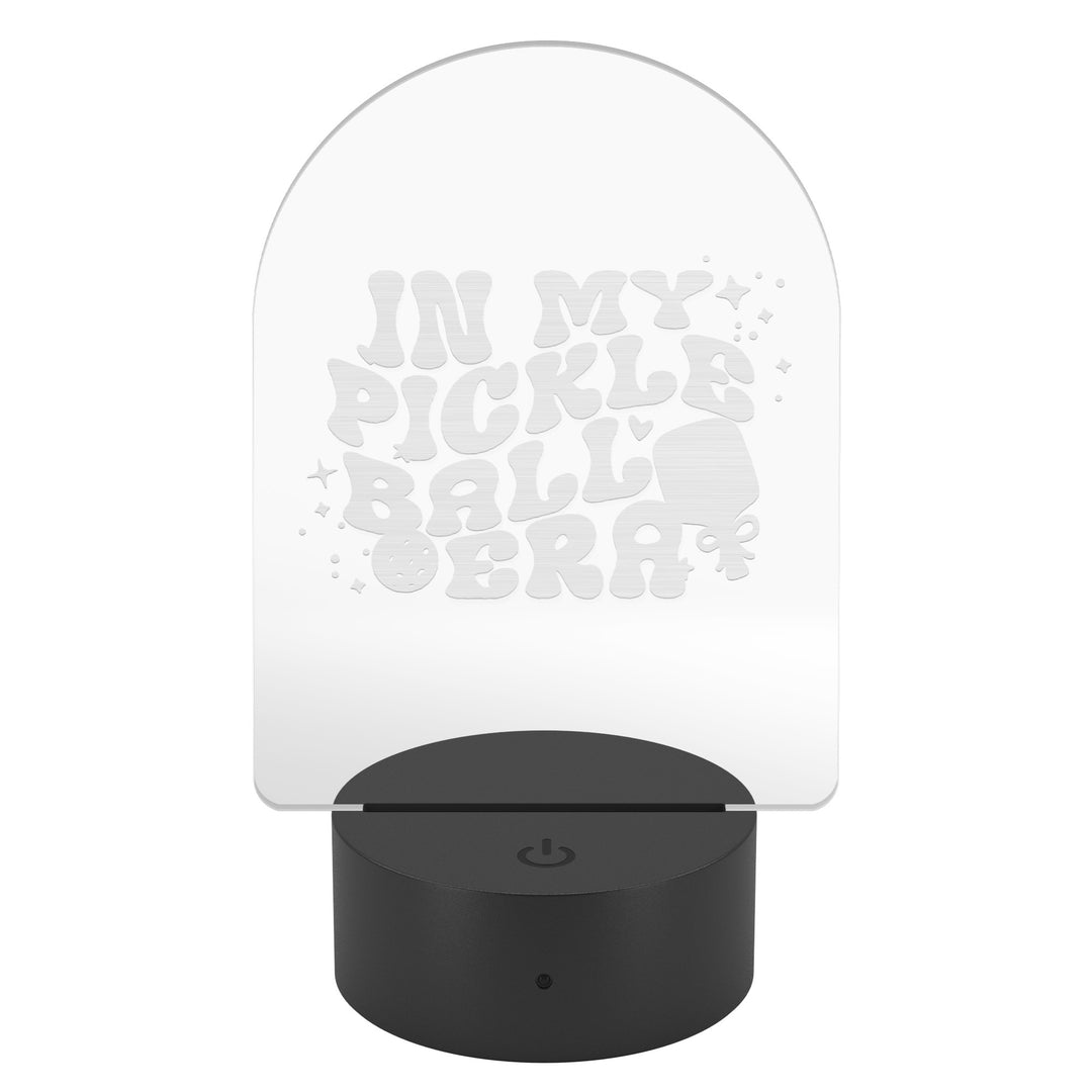 In My Pickleball Era Arc Acrylic LED Sign