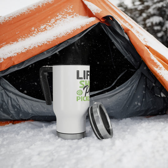 Life Is Short Travel Mug 14 oz