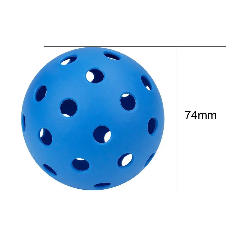 74MM Durable 40 Holes Outdoor Pickleballs