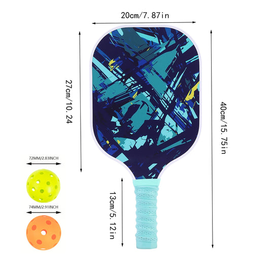 Pickleball Paddle Carbon Fiber Set