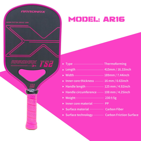 Thermoformed Carbon Fiber Pickleball Paddle Sets