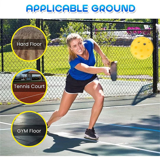 Pickleball Paddles with Glass Fibre Surface