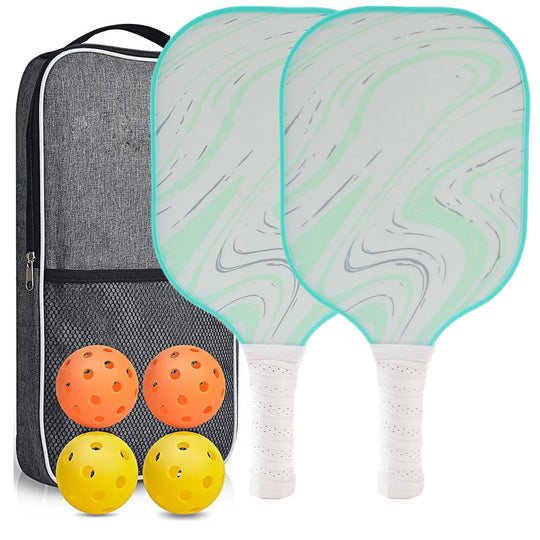 Honeycomb Core 4 Balls Pickleball Paddles Set