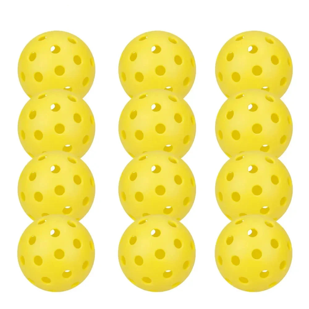 74MM Durable 40 Holes Outdoor Pickleballs