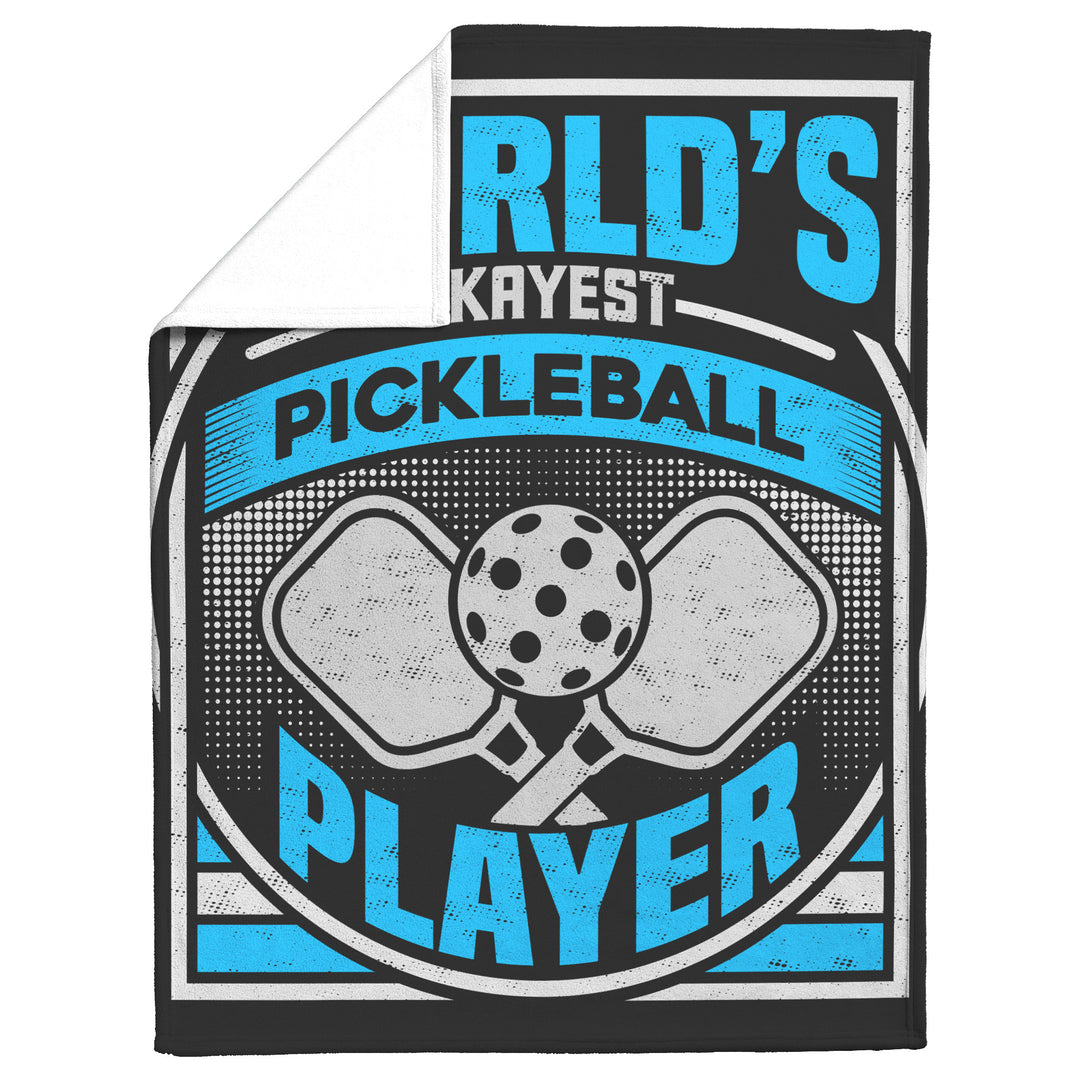 World's Okayest Player Blanket: Fleece/Sherpa