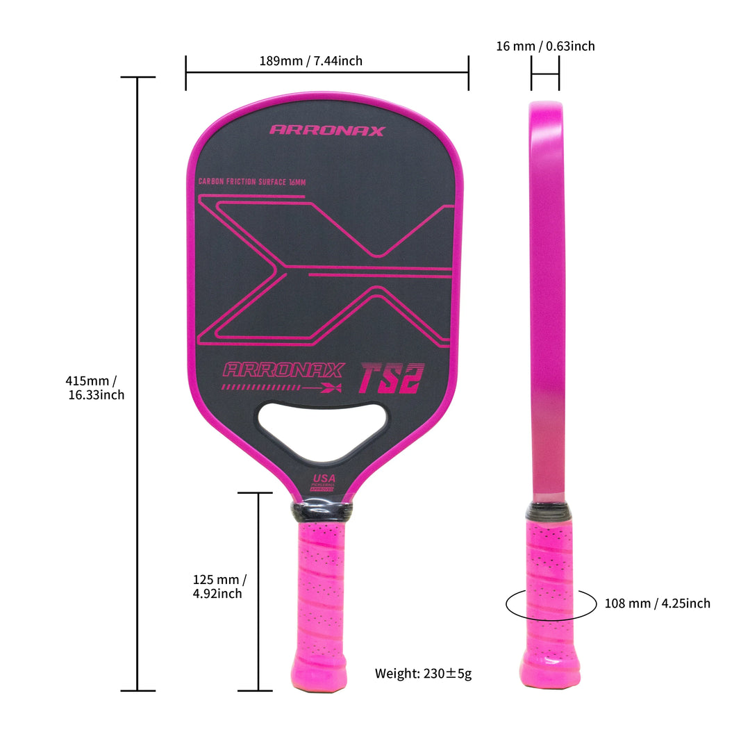 Thermoformed Carbon Fiber Pickleball Paddle Sets