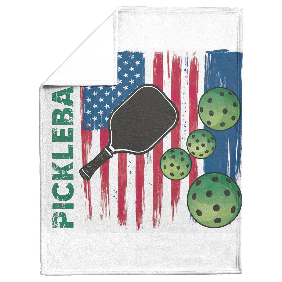 Pickleball Blanket: Fleece/Sherpa