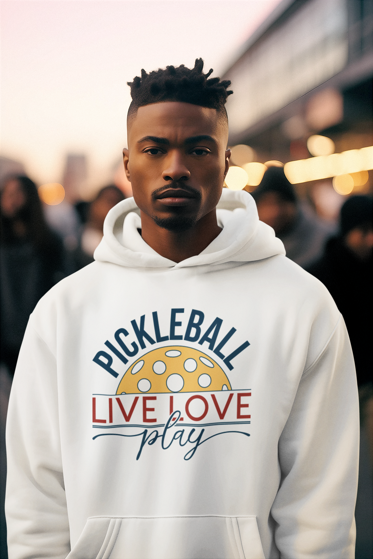 Pickleball Live Love Play Unisex Hoodie