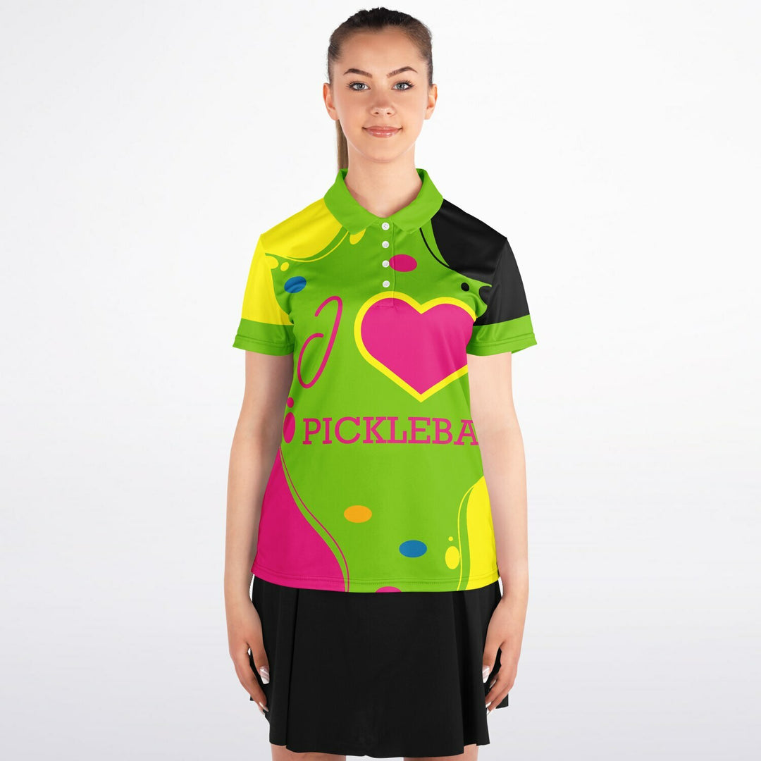 I Love Pickleball-AOP Women Shirt