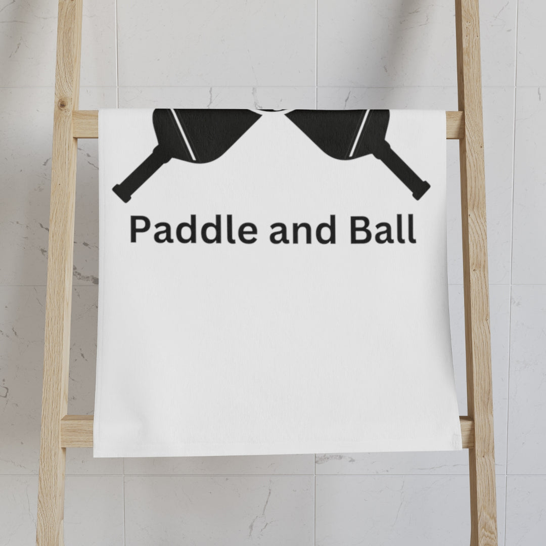 Custom Hand Towel, Stay Dry, Play On: Pickleball Theme Towel