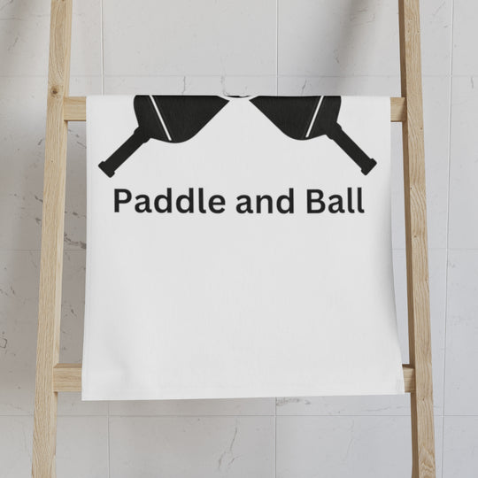 Custom Hand Towel, Stay Dry, Play On: Pickleball Theme Towel