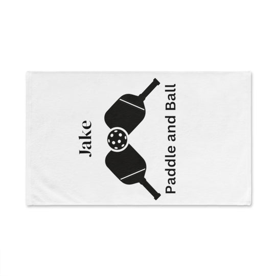 Custom Hand Towel, Stay Dry, Play On: Pickleball Theme Towel